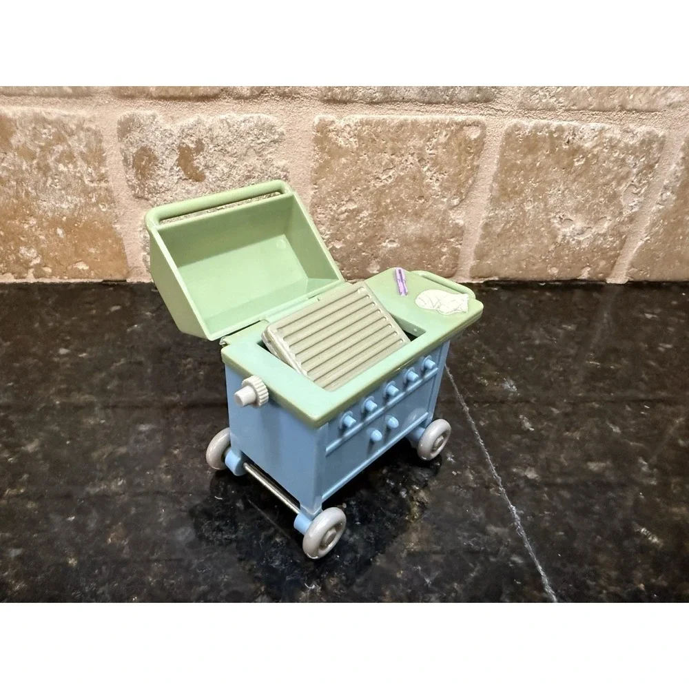 Fisher-Price Loving Family Dollhouse Playground Swing Slide Picnic Table Grill